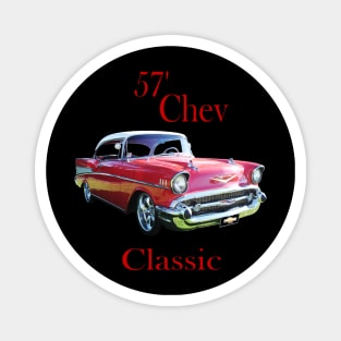 Muscle car 57 Chev Belair Classic Magnet